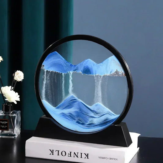 3D sand art hourglass