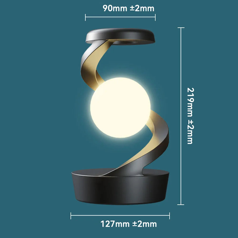 Rotating ball charging dock & lamp