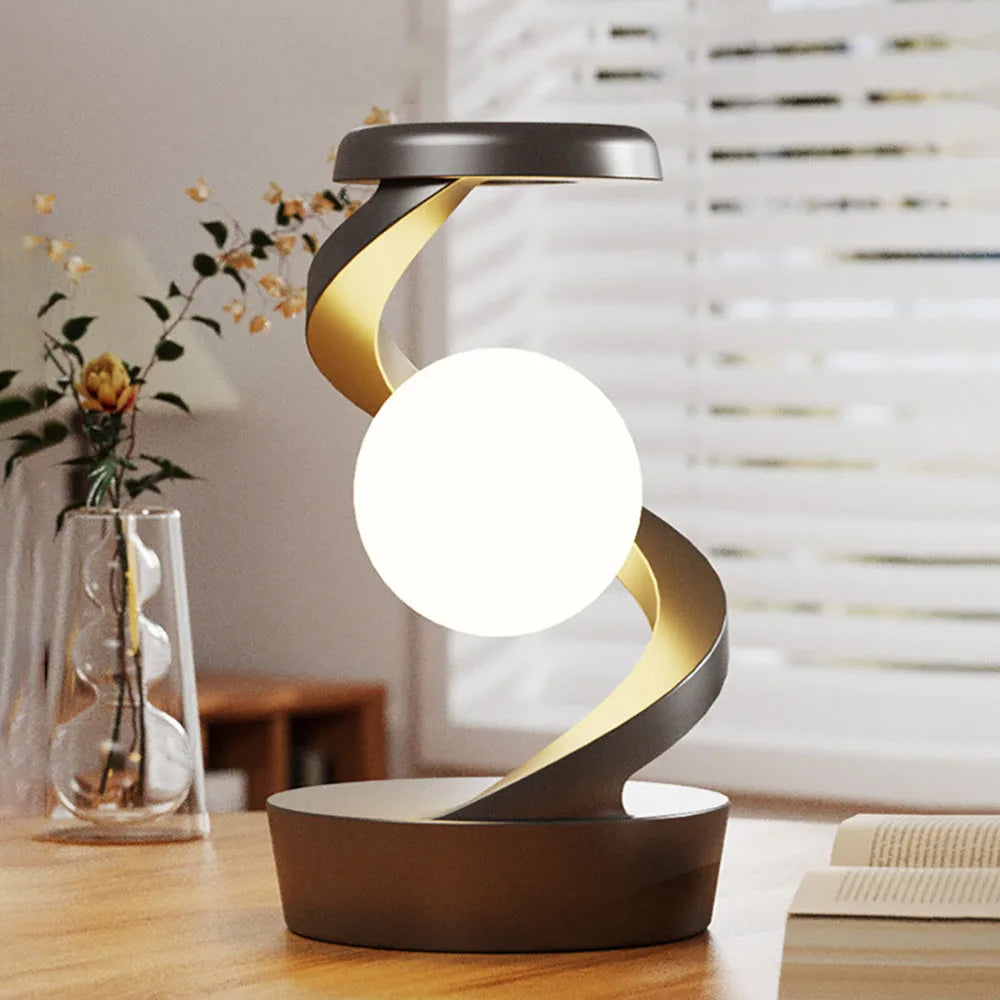 Rotating ball charging dock & lamp